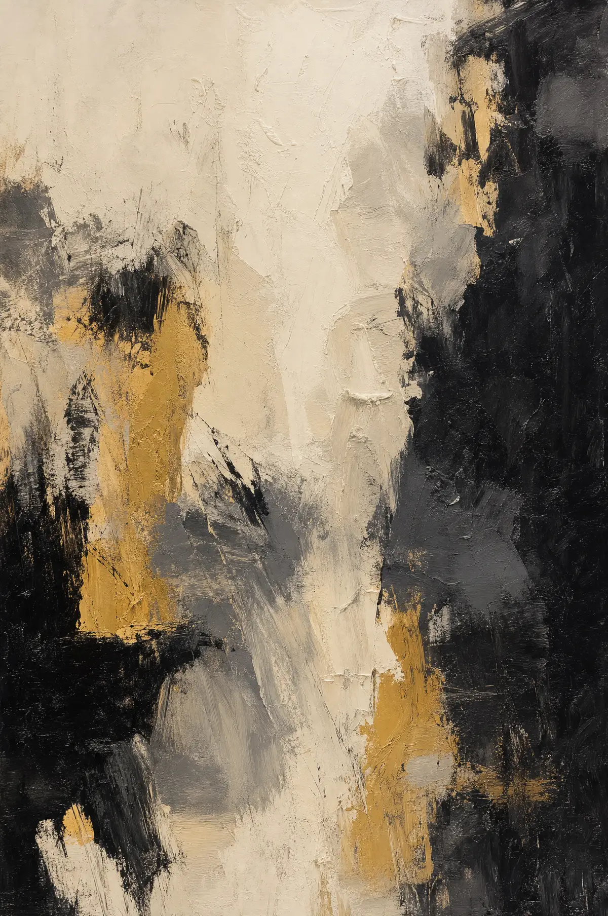 Abstract oil painting, placeholder artwork